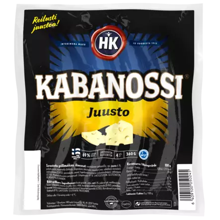 JUUSTO KABANOSSI 400G HK - Makkarat ja Nakit - 6409100050245 - 1